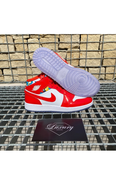 Air Jordan 1 Mid SE Barcelona Sweater (GS)