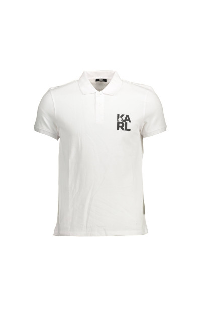 Karl Lagerfeld Pánská Bílá Polokošile
