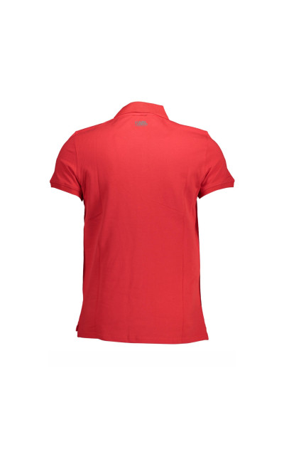 Karl Lagerfeld Męska Czerwona Koszulka Polo