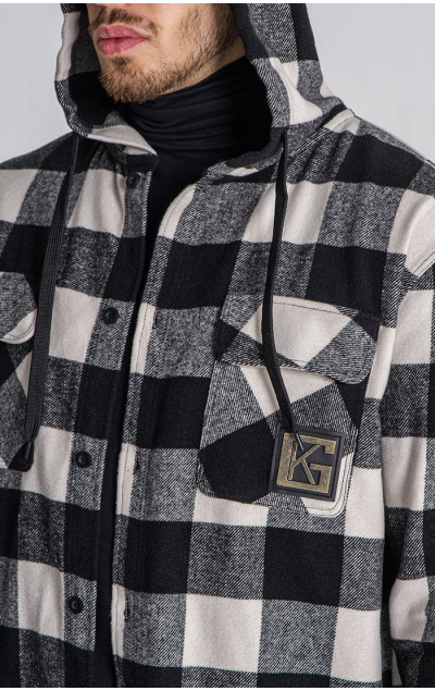 Gianni Kavanagh Męska Czarna Bluza Zoom Overshirt