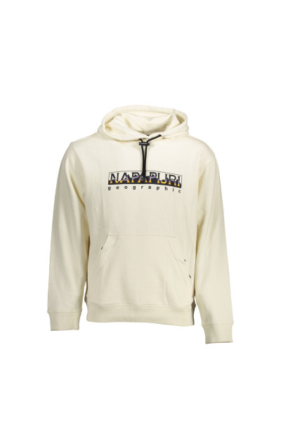 Napapijri Męska Beżowa Bluza Sella Hoodie Beige