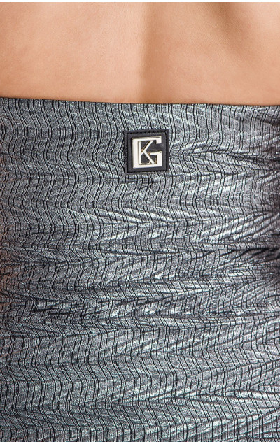 Gianni Kavanagh Silver Hollywood Dress