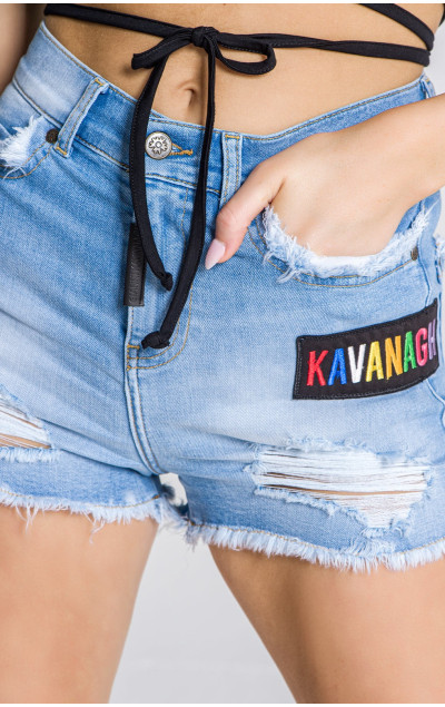 Gianni Kavanagh Light Blue Neverland Denim Shorts