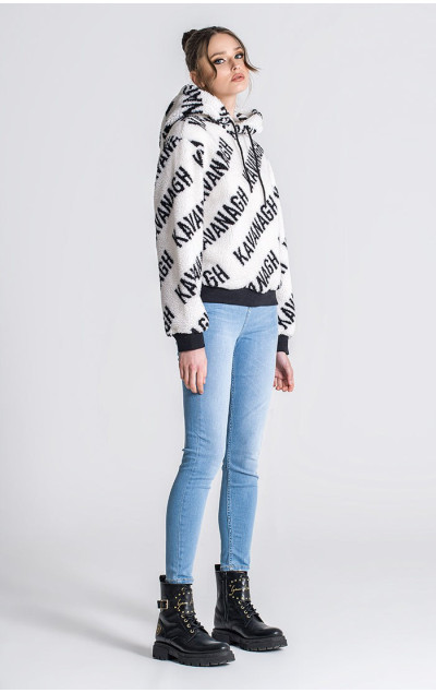 Gianni Kavanagh White Queens Sherpa Hoodie