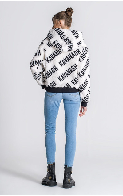 Gianni Kavanagh White Queens Sherpa Hoodie