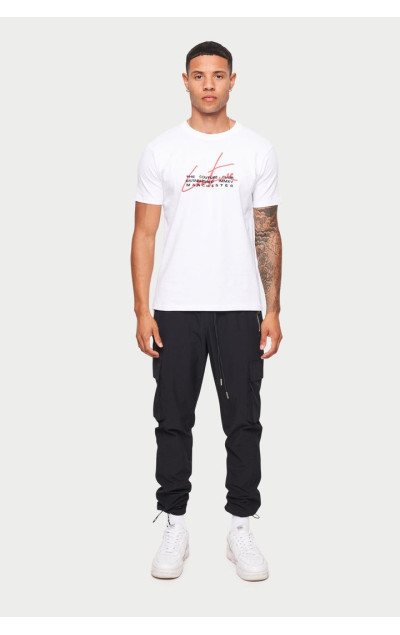 The Couture Club White Signature Overlay T-Shirt
