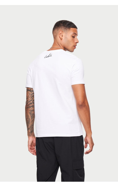 The Couture Club White Signature Overlay T-Shirt