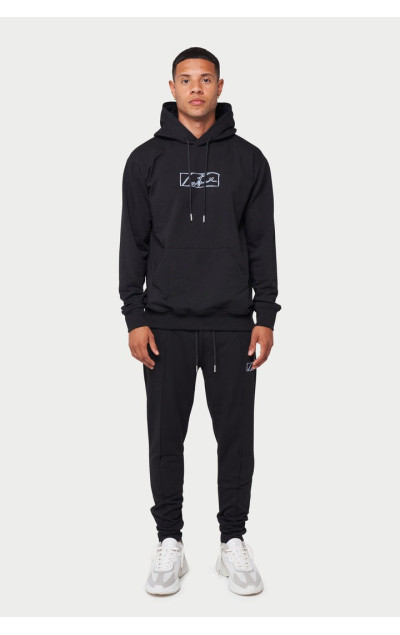The Couture Club Black Box Print Slim Fit Hood