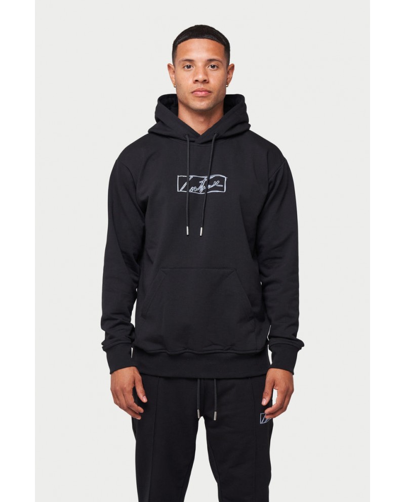 Slim fit hot sale black hoodie