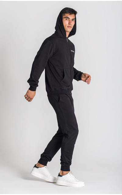 Gianni Kavanagh Black Essential Micro Hoodie Jacket