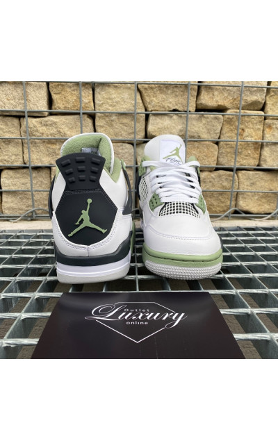 Air Jordan 4 Retro Seafoam Oil Green