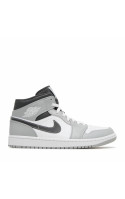 Air Jordan 1 Mid Light Smoke Grey Anthracite