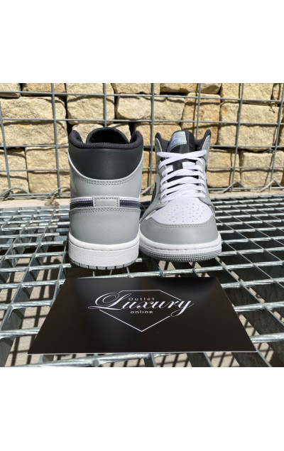 Air Jordan 1 Mid Light Smoke Grey Anthracite