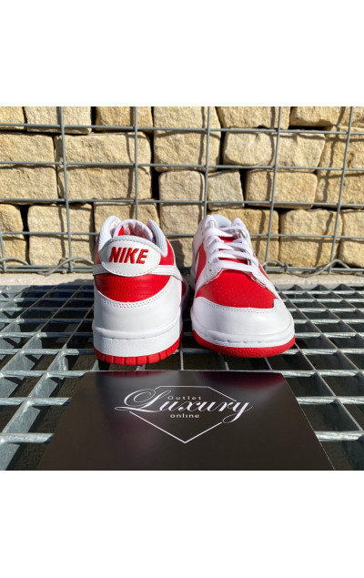Nike Dunk Low White University Red