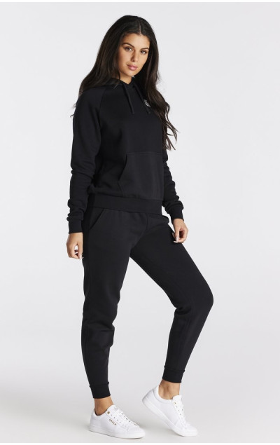 Sik Silk Damska Czarna Bluza Overhead