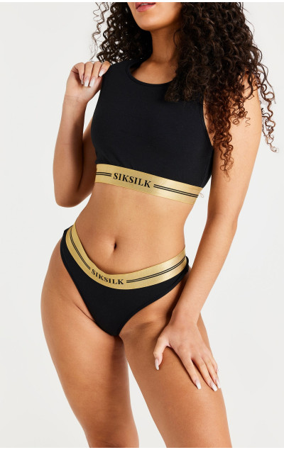 Sik Silk Dámská Černá Podprsenka Racerback