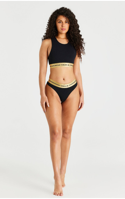 Sik Silk Dámská Černá Podprsenka Racerback