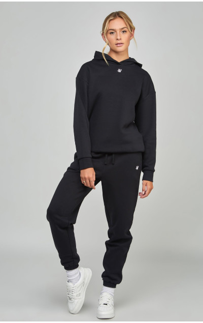 Sik Silk Black Essential Overhead Hoodie