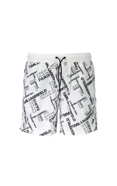 Karl Lagerfeld White Swimshorts