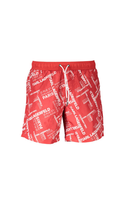 Karl Lagerfeld Red Swimshorts
