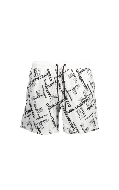 Karl Lagerfeld White Swimshorts