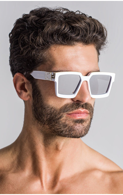 Gianni Kavanagh Slnečné Biele Okuliare Master Sunglasses