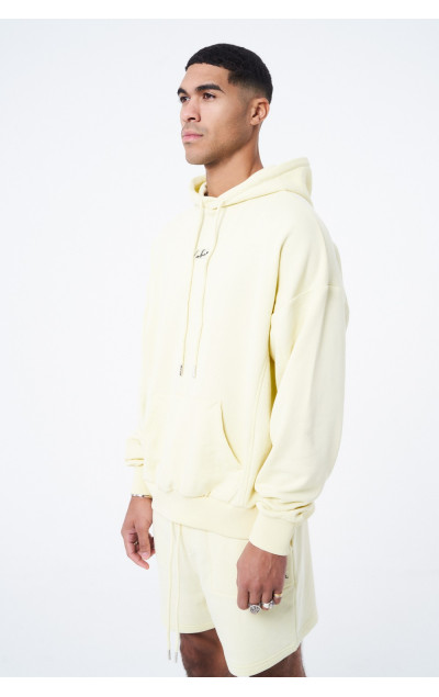 The Couture Club Yellow Relaxed Fit Travel Hoodie