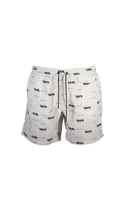 Karl Lagerfeld White Swimshorts