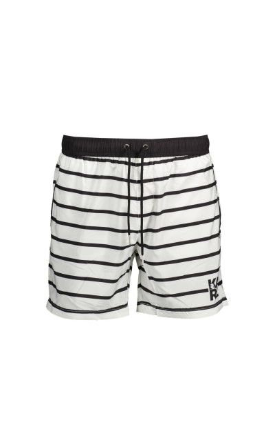 Karl Lagerfeld White Stripes Swimshorts