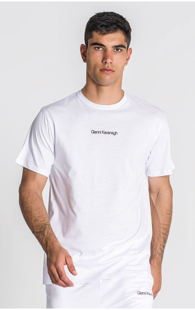 Gianni Kavanagh Pánské Bílé Tričko Essential Regular Slim