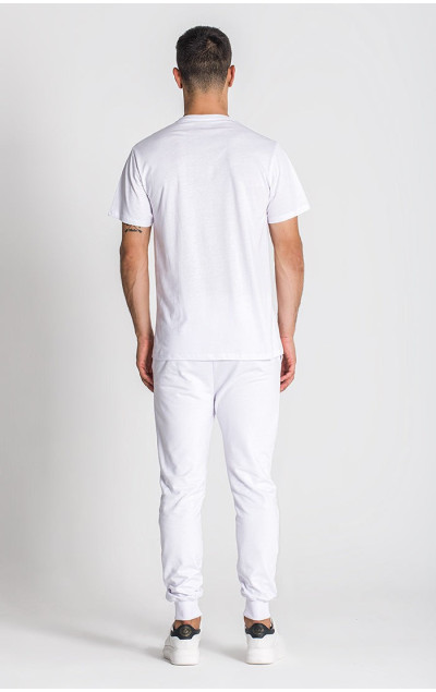 Gianni Kavanagh Pánske Biele Tričko Essential Regular Slim