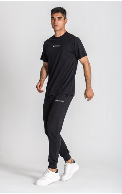 Gianni Kavanagh Pánske Čierne Tričko Essential Regular Slim