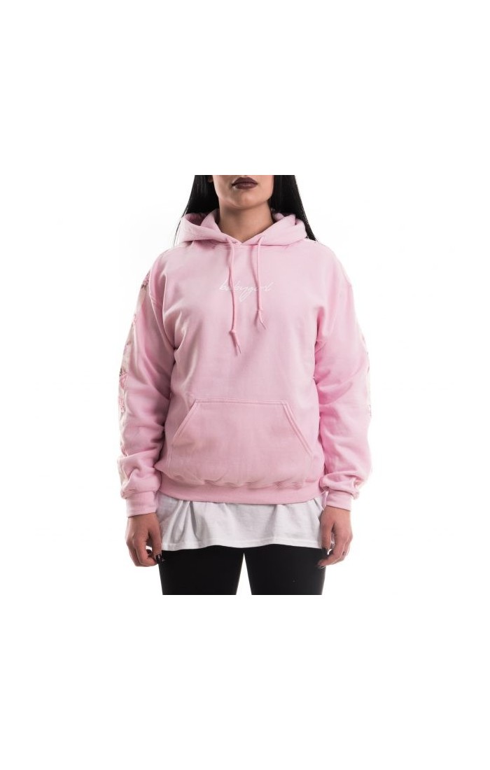 pink baby hoodie