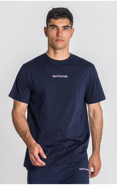 Gianni Kavanagh Pánské Modré Tričko Essential Regular Slim