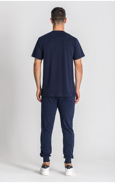 Gianni Kavanagh Navy Blue Essential Micro Regular Tee