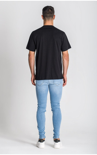 Gianni Kavanagh Pánské Černé Tričko Essential Maxi Regular