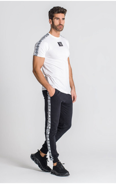 Gianni Kavanagh White Culture Tape Tee