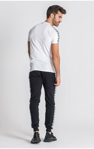 Gianni Kavanagh White Culture Tape Tee