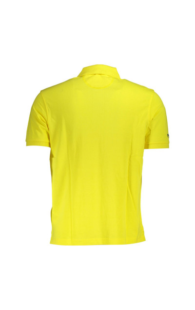 La Martina Męska Żółta Koszulka Polo