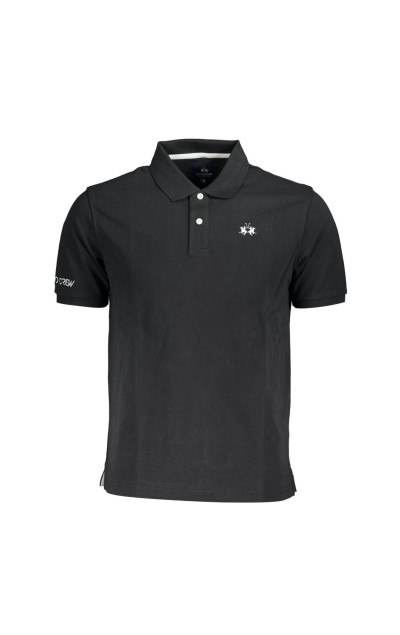 La Martina Black Polo T-shirt