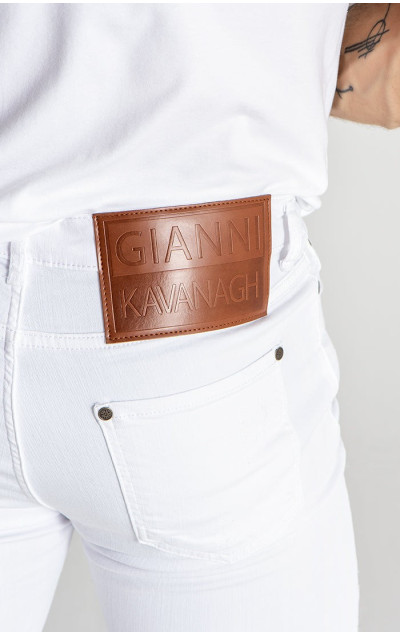 Gianni Kavanagh White Core Destroyed Jeans