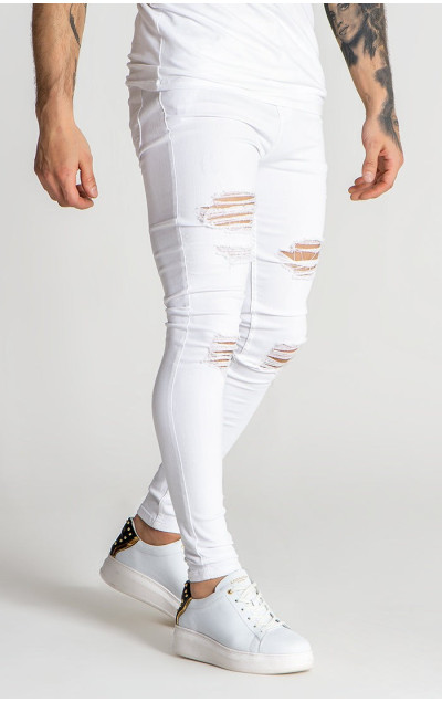 Gianni Kavanagh White Core Destroyed Jeans