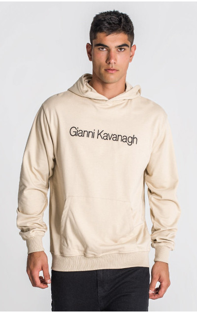 Gianni Kavanagh Beige Essential Maxi Hoodie