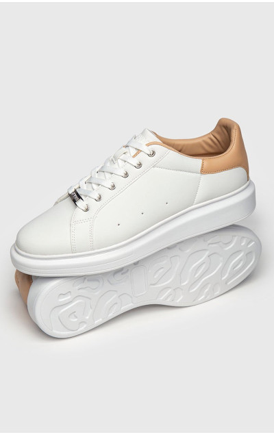 Gianni Kavanagh Pánske Biele Tenisky Upgrade Sneakers