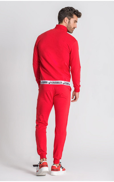 Gianni Kavanagh Męska Czerwona Bluza Drift Jacket