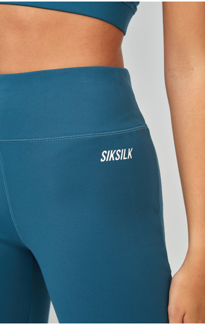 Sik Silk Teal Sports Essentials Legging