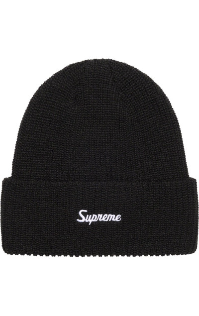 Supreme Loose Gauge Beanie Black