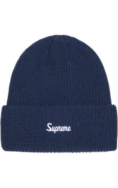 Supreme Loose Gauge Beanie Blue