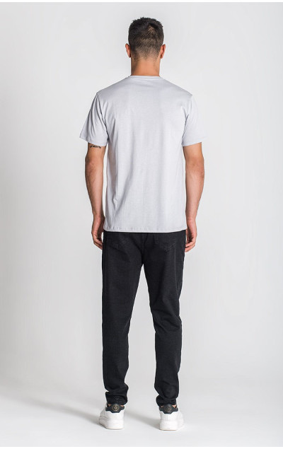 Gianni Kavanagh Pánské Šedé Tričko Essential Regular Slim