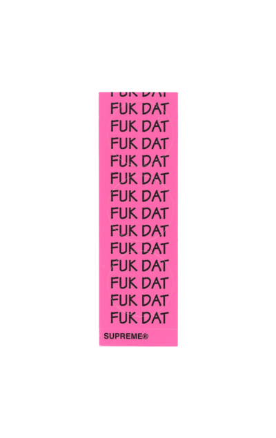 Supreme Fuk Dat Mini Stickers